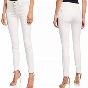 MOTHER Jeans The Pixie Taste The Rainbow White 25